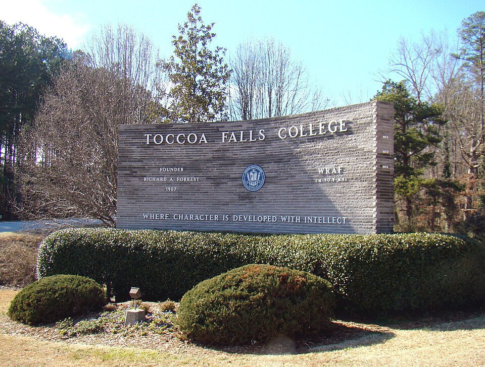 Campus of Toccoa Falls College, Toccoa Falls, GA