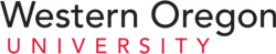 Western Oregon University logo