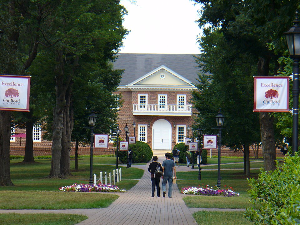Campus of Guilford College, Greensboro, NC
