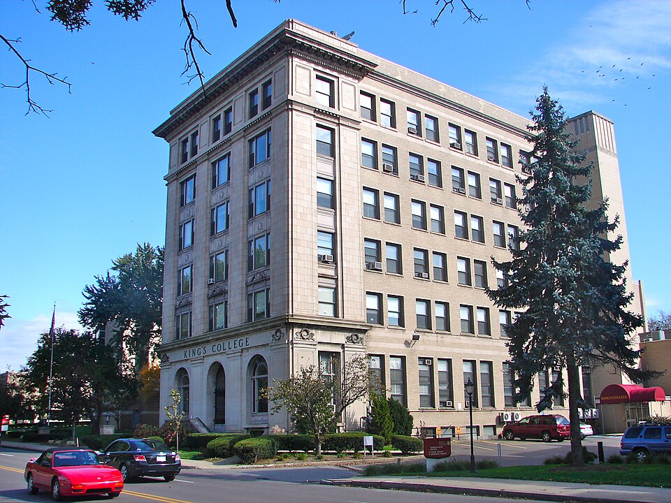Campus of King's College, Wilkes-Barre, PA