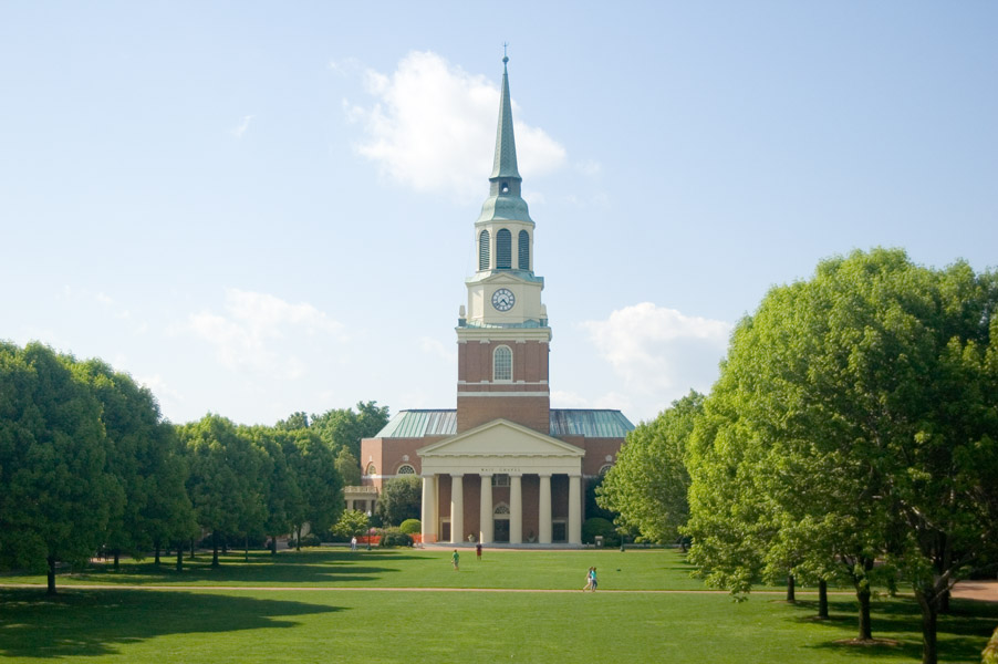 Campus of Wake Forest University, Winston-Salem, NC