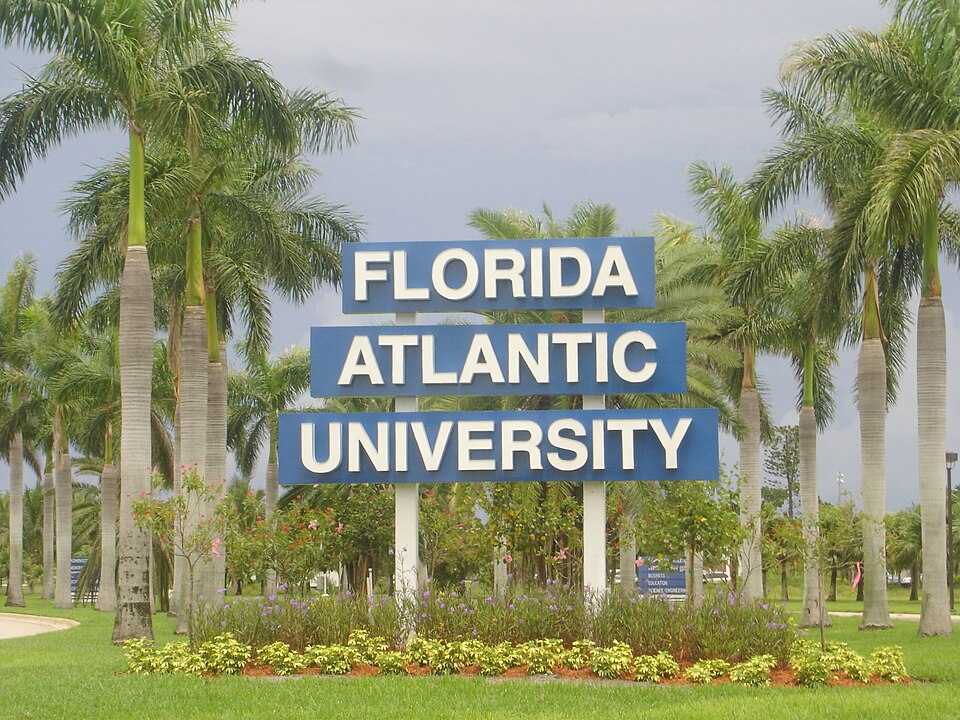 Campus of Florida Atlantic University, Boca Raton, FL