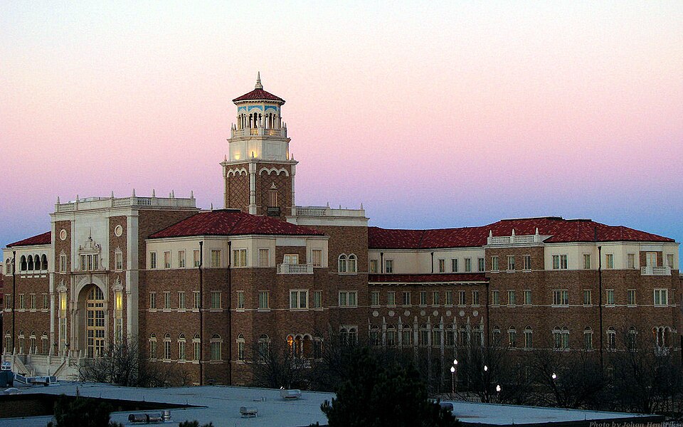 Campus of Texas Tech University, Lubbock, TX