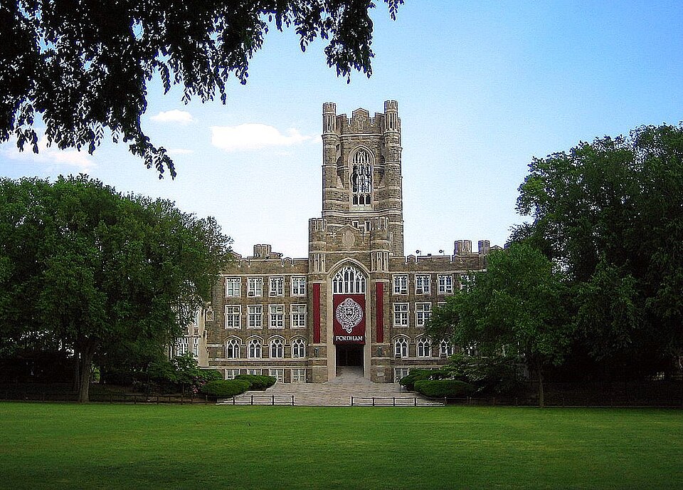Campus of Fordham University, Bronx, NY