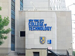 CUNY New York City College of Technology logo