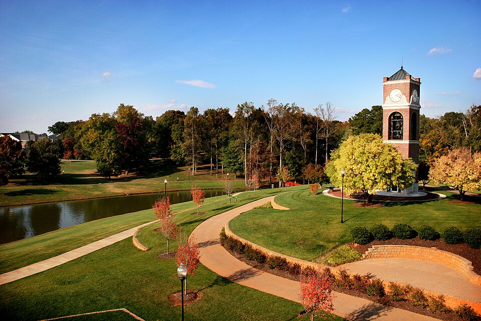 Campus of Gardner-Webb University, Boiling Springs, NC
