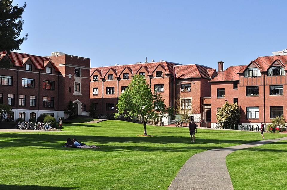 Campus of University of Puget Sound, Tacoma, WA