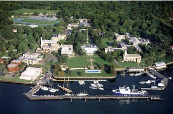 Campus of United States Merchant Marine Academy, Kings Point, NY