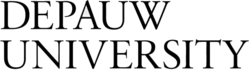 DePauw University logo