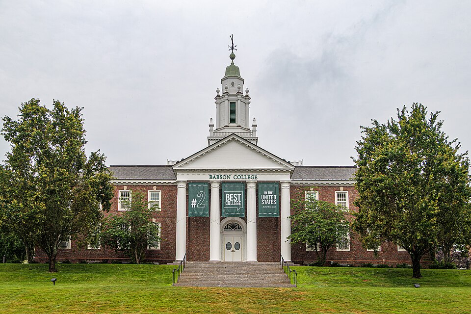Campus of Babson College, Wellesley, MA