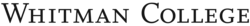 Whitman College logo